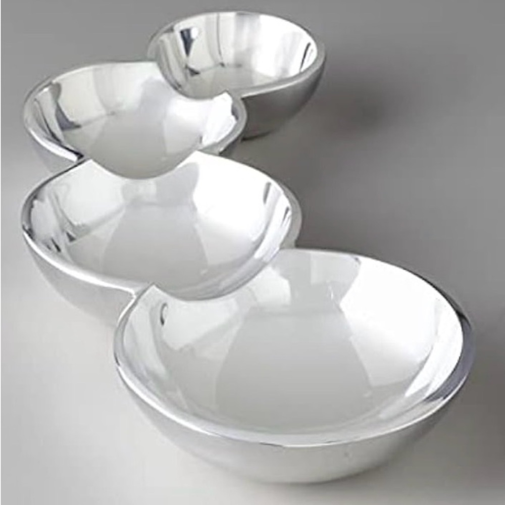 Nambe Caterpillar Serving Dish, Center Piece